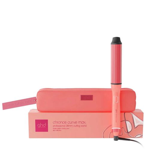 ghd Chronos Curve Max Curling Wand in Candy Coral